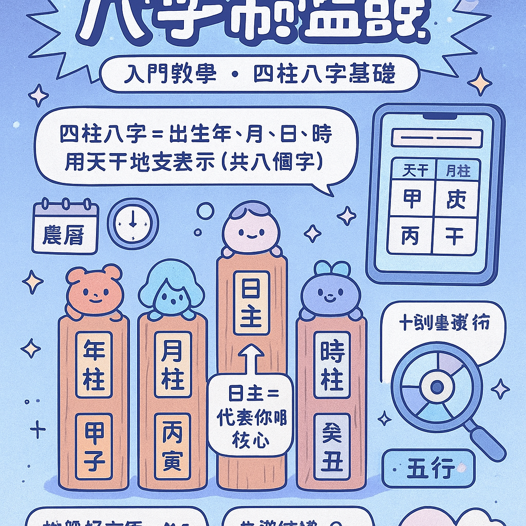 八字命盤入門教學