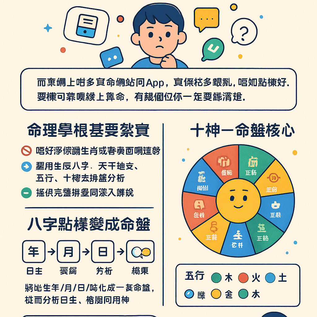 線上算命點樣揀？